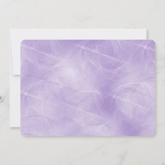 White bow Wedding Vow Renewal Kaart (Achterkant)