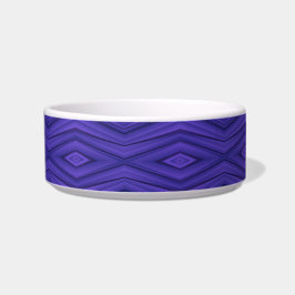 White bowl with vibrant purple exterior voerbakje
