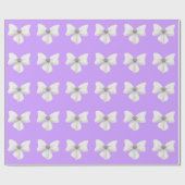 White Bows inpakpapier (Vlak)