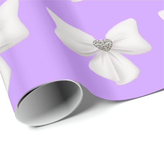 White Bows inpakpapier (Rol Hoek)