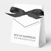 White Box of Happiness for Her Majesty Bedankdoosjes (Voorkant Zijde)