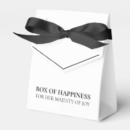 White Box of Happiness for Her Majesty Bedankdoosjes
