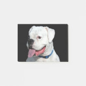 White Boxer dog Post-it® Notes (Voorkant)