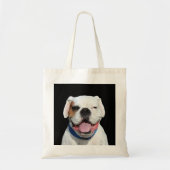 White Boxer Dog Tote Bag (Voorkant)