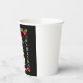 White Boxer Dog Ugly Christmas Sweater Funny Xmas  Papieren Bekers (Links)