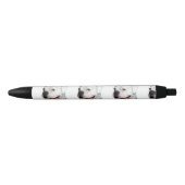 White Boxer dog Zwarte Inkt Pen (Voorkant)