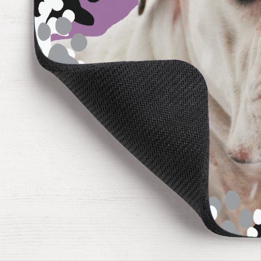 White boxer foto muismat (Hoek)