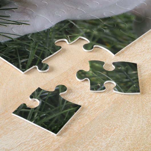 White Boxer Jigzaag Puzzle Legpuzzel (Zijkant)