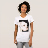 "White boxer Profile" Art Reproduction T-shirt (Voorkant volledig)