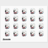 White Boxer stickers (Vel)