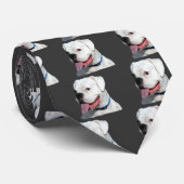 White Boxer stropdas (Opgerold)