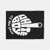 White Boy Of The Year  Fleece Deken (Voorkant (Horizontaal))