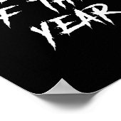 White Boy Of The Year For Men Boys Kids Funny Grap Poster (Hoek)