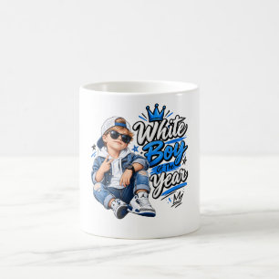 White Boy Of The Year Streetwear Kid Ontwerp Koffiemok