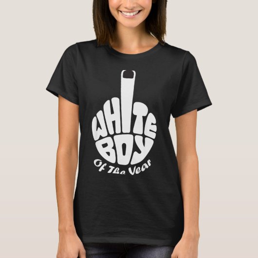 White Boy Of The Year  T-shirt (Voorkant)