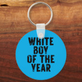 White Boy Of The Year - Vintage Black Sleutelhanger (Voorkant)