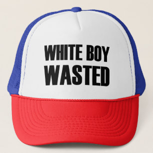 White Boy verspilde Funny Trucker Pet