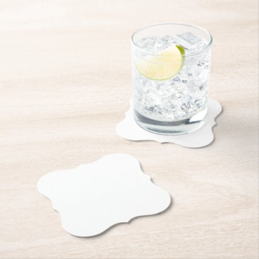 White Bracket Kartonnen Onderzetters (Insitu)