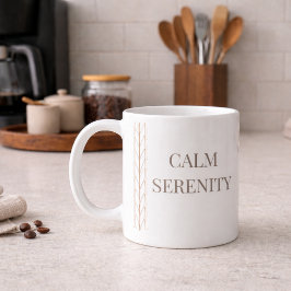 White Braid Serenity Classic Mug, 11 oz Koffiemok