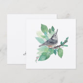 White Breasted Nuthatch Bird Art (Voorkant / Achterkant)