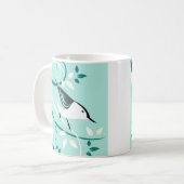 White Breasted Nuthatch Gifts Koffiemok (Voorkant links)