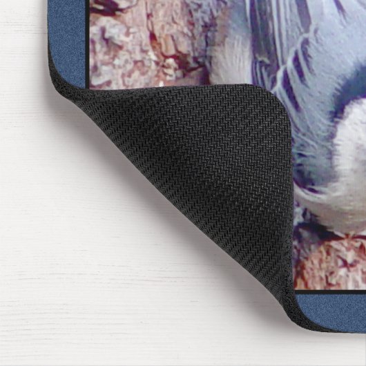White Breasted Nuthatch Mousepad Muismat (Hoek)