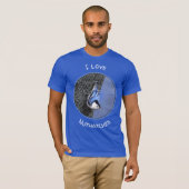 White-Breasted Nuthatch schilderende Originele Bir T-shirt (Voorkant volledig)