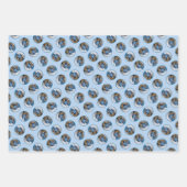 White-Breasted Nuthatch Vliegende Originele Foto Inpakpapier Vel (Voorkant)