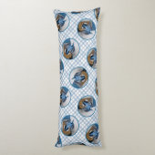 White-Breasted Nuthatch Vliegende Originele Foto Lichaamskussen (Achterkant (Verticaal))