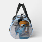 White-Breasted Nuthatch Vliegende Originele Foto Plunjezak (Rechts)