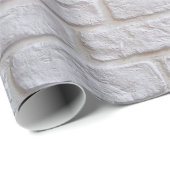 White Brick Texture Cadeaupapier (Rol Hoek)