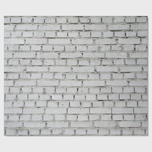 WHITE BRICK WALL CADEAUPAPIER (Vlak)
