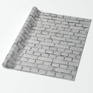 WHITE BRICK WALL CADEAUPAPIER