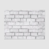 White Brick Wall patroon Tissuepapier (Voorkant)