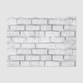 White Brick Wall patroon Tissuepapier