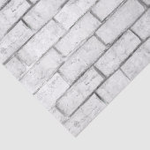 White Brick Wall patroon Tissuepapier (Detail)