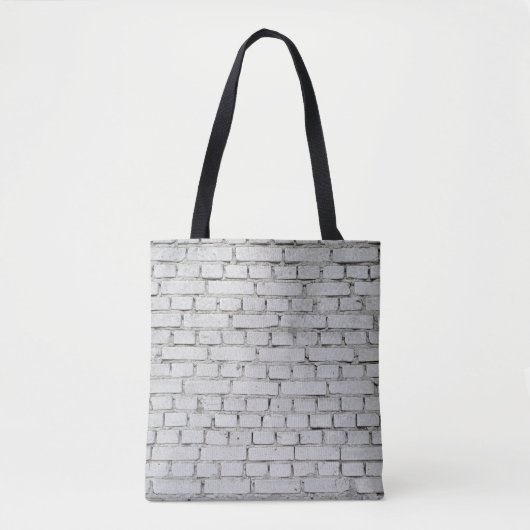 WHITE BRICK WALL TOTE BAG (Voorkant)
