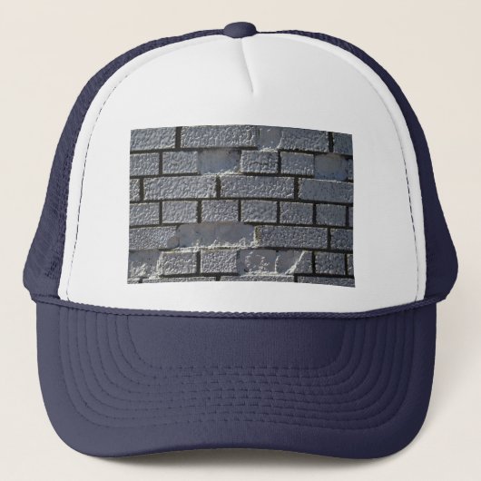 White Brick Wall Trucker Pet (Voorkant)