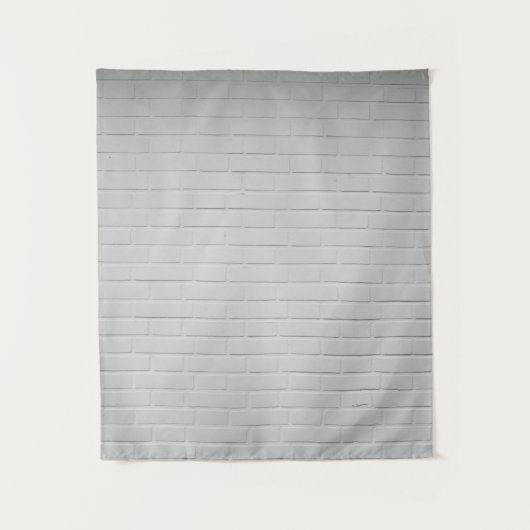 White brick wall wandkleed (Voorkant)