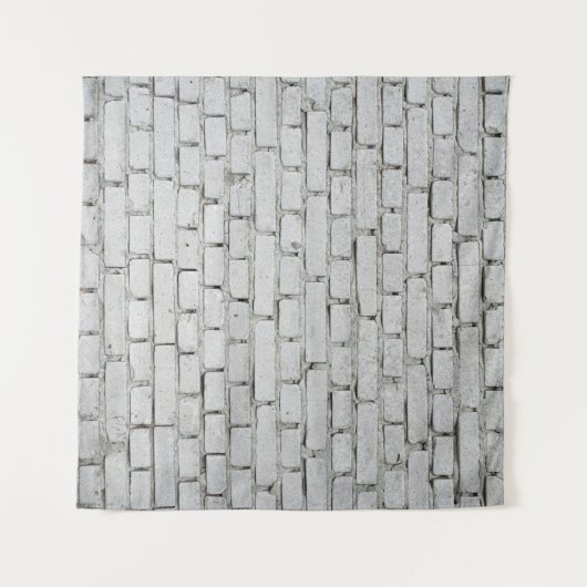 WHITE BRICK WALL WANDKLEED (Voorkant (horizontaal))