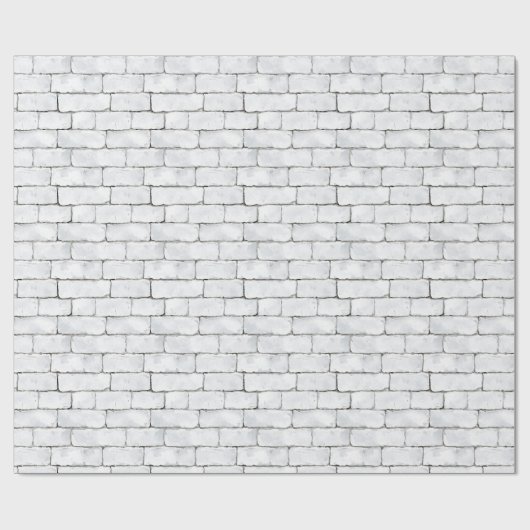 White Bricks Cadeaupapier (Vlak)