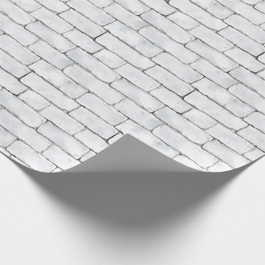 White Bricks Cadeaupapier (Hoek)