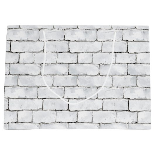 White Bricks Groot Cadeauzakje (Voorkant)