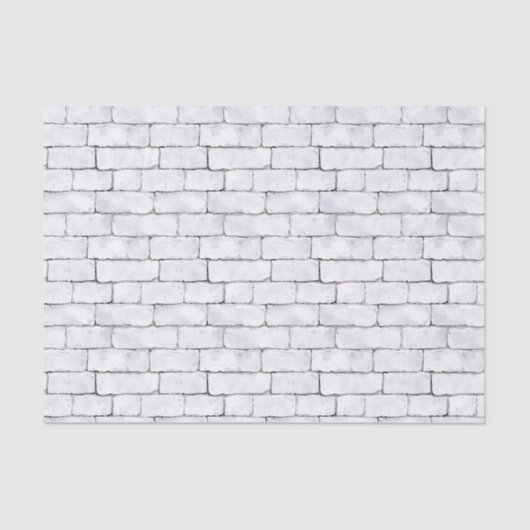 White Bricks Tissuepapier (Voorkant)