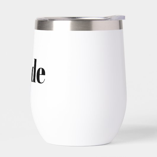 White Bride Stemless Wine Tumbler (Links)