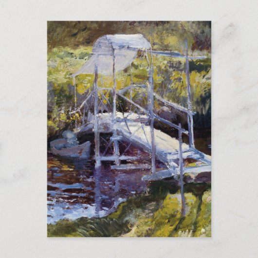 White Bridge door John Tæman Briefkaart (Voorkant)