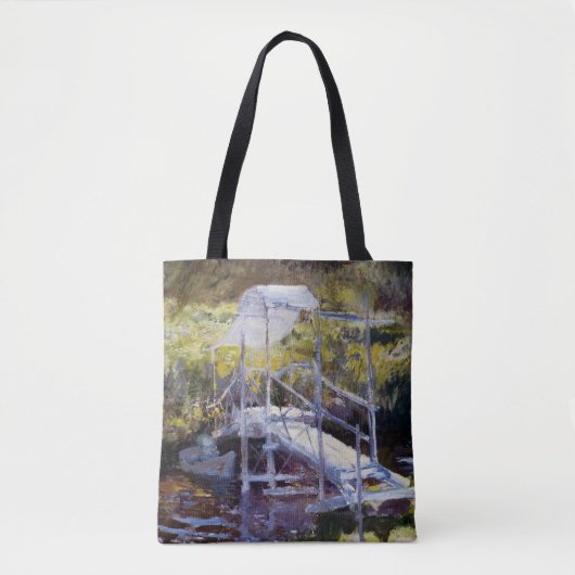 White Bridge door John Tæman Tote Bag (Voorkant)