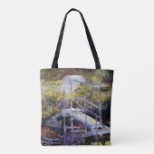White Bridge door John Tæman Tote Bag (Achterkant)