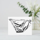 White Briefs Briefkaart (Staand voorkant)
