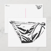 White Briefs Briefkaart (Voorkant / Achterkant)